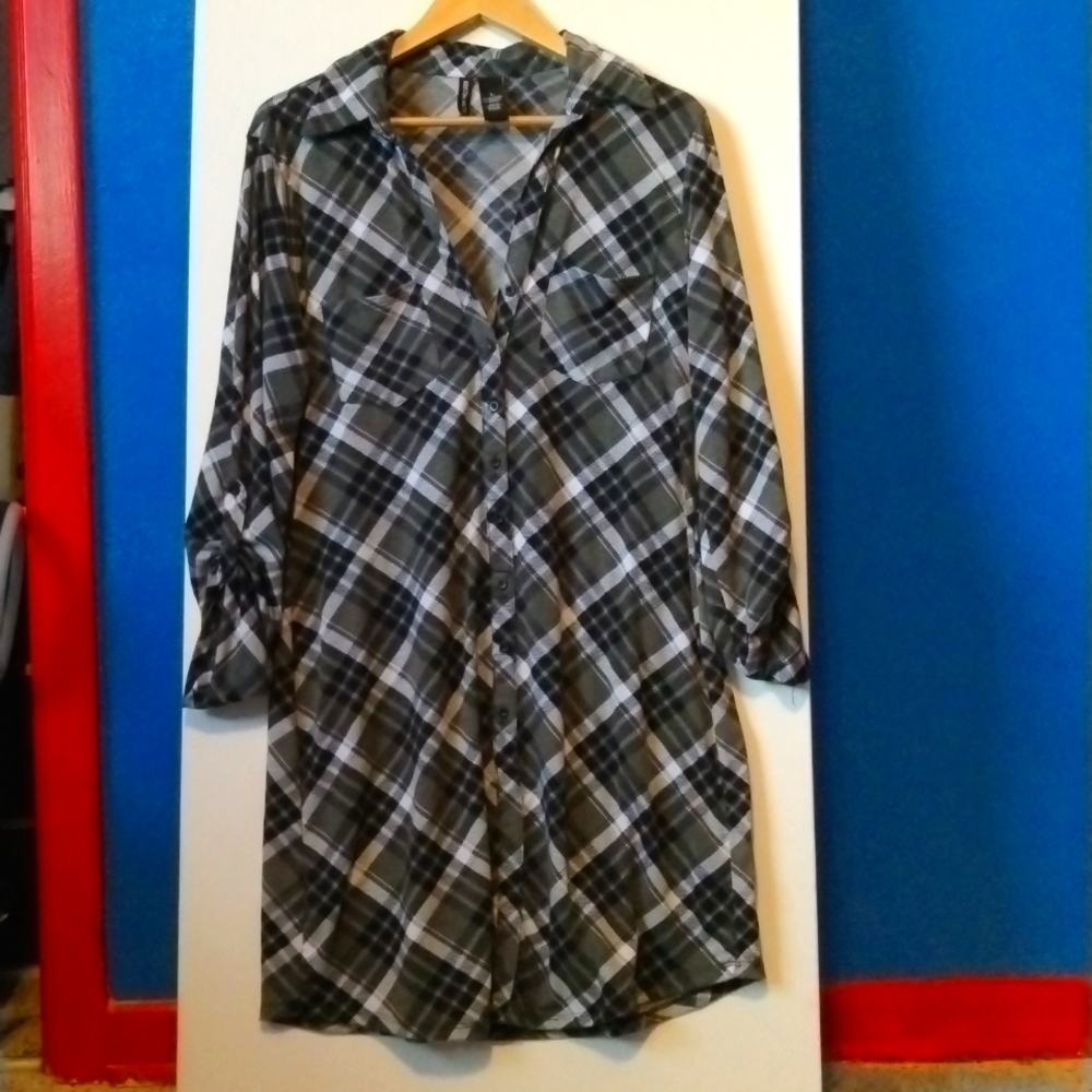 Kristin Nicole Checkered Dress